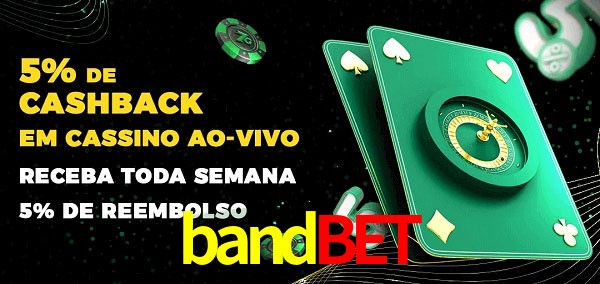 Promoções do cassino ao Vivo bandbet